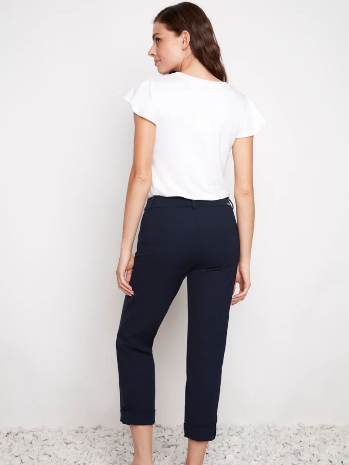 Pantalon avec bouton à la jambe Up!