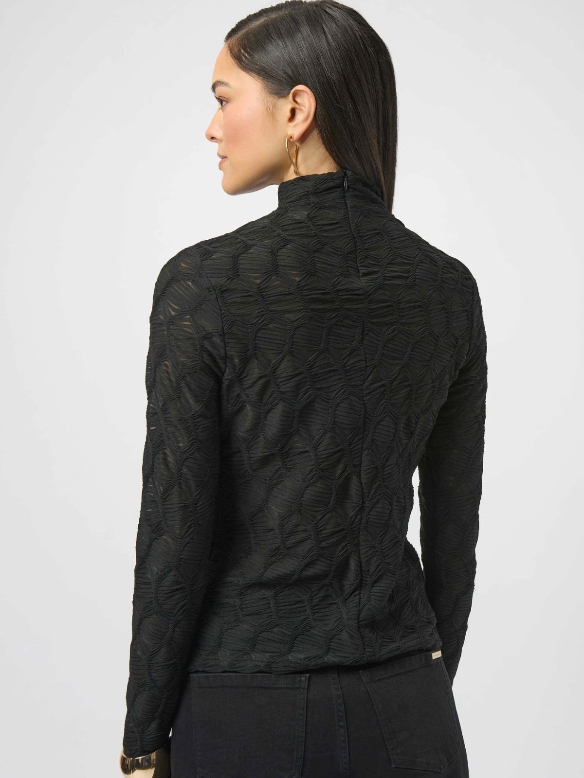 Haut ajusté en tricot texturé Joseph Ribkoff 