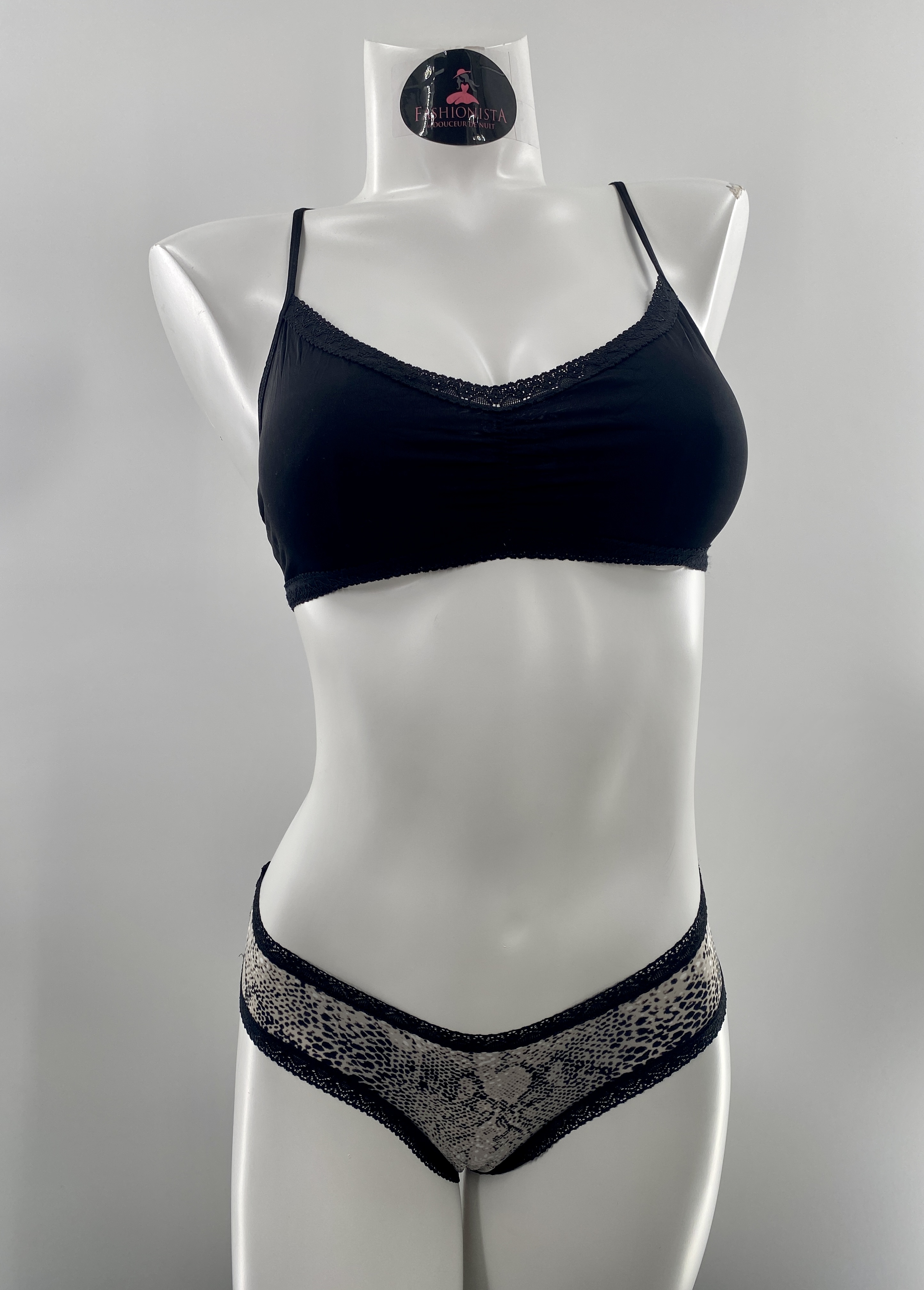 Micro Shorty bordure dentelle Blush 0229625 