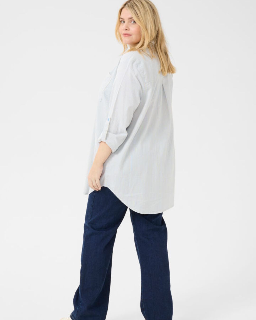 Blouse avec rayures KCnana Kaffe Curve 10583332