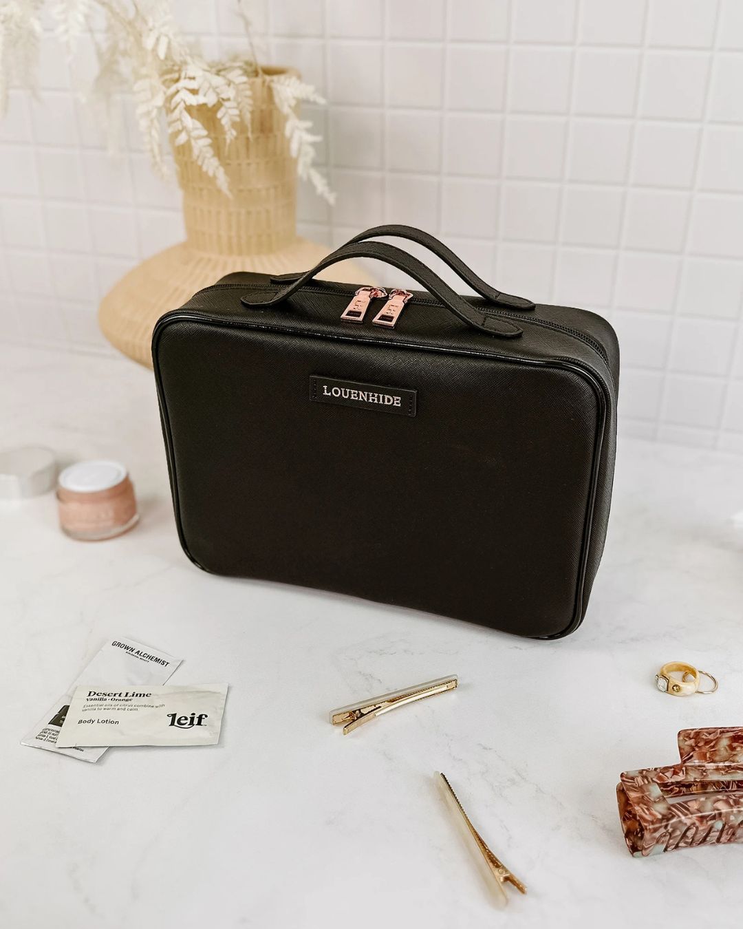 Trousse de beauté Georgie Noir Louenhide
