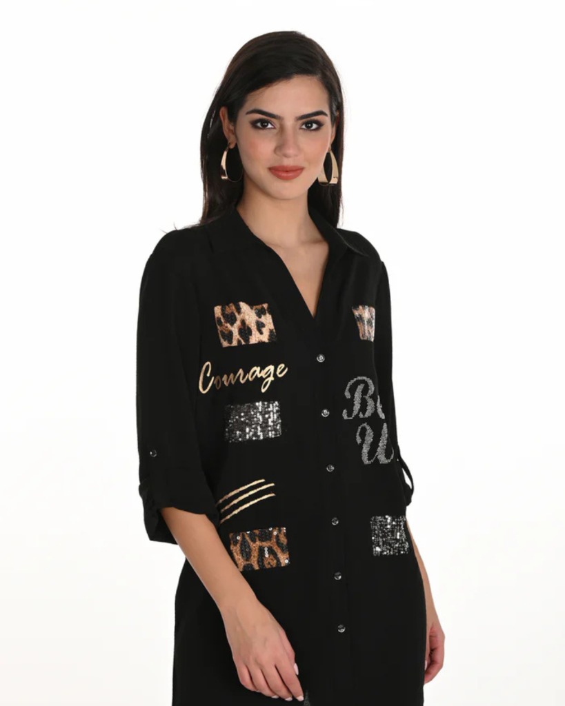 Blouse col en V Frank Lyman 253824