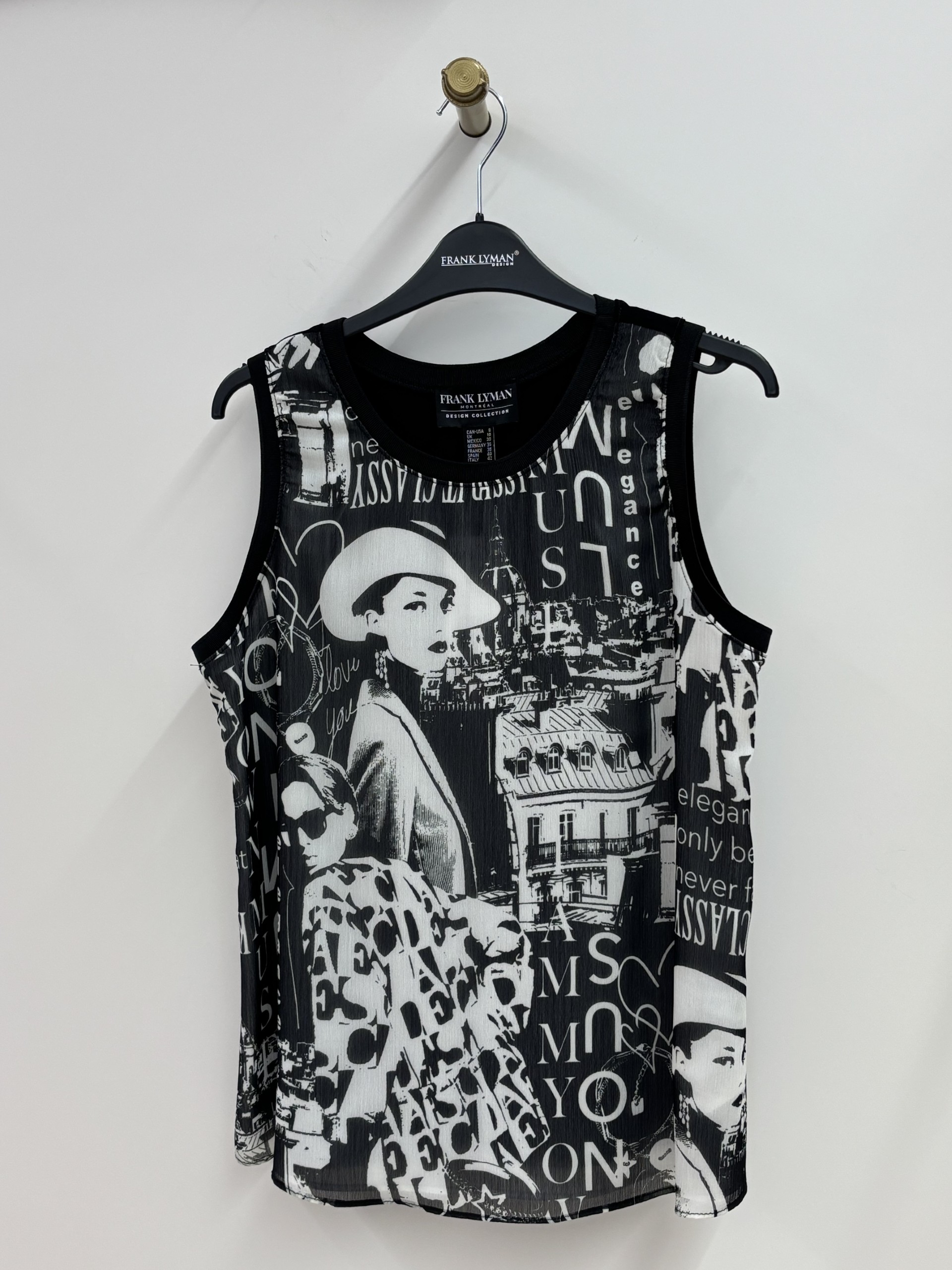 Camisole avec mademoiselle Frank Lyman 