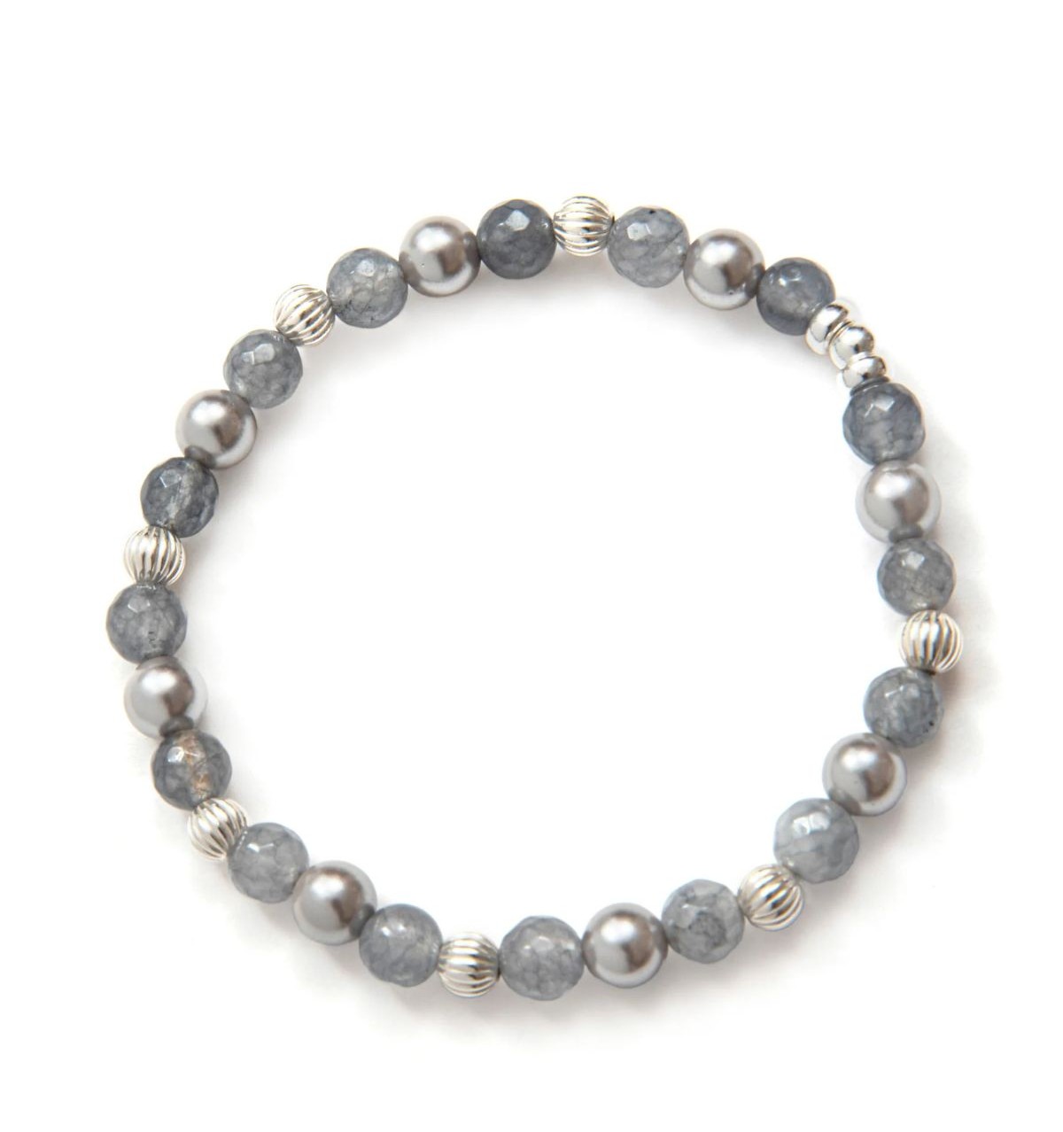 Bracelet Be Alluring - Happy in Grey Beblue