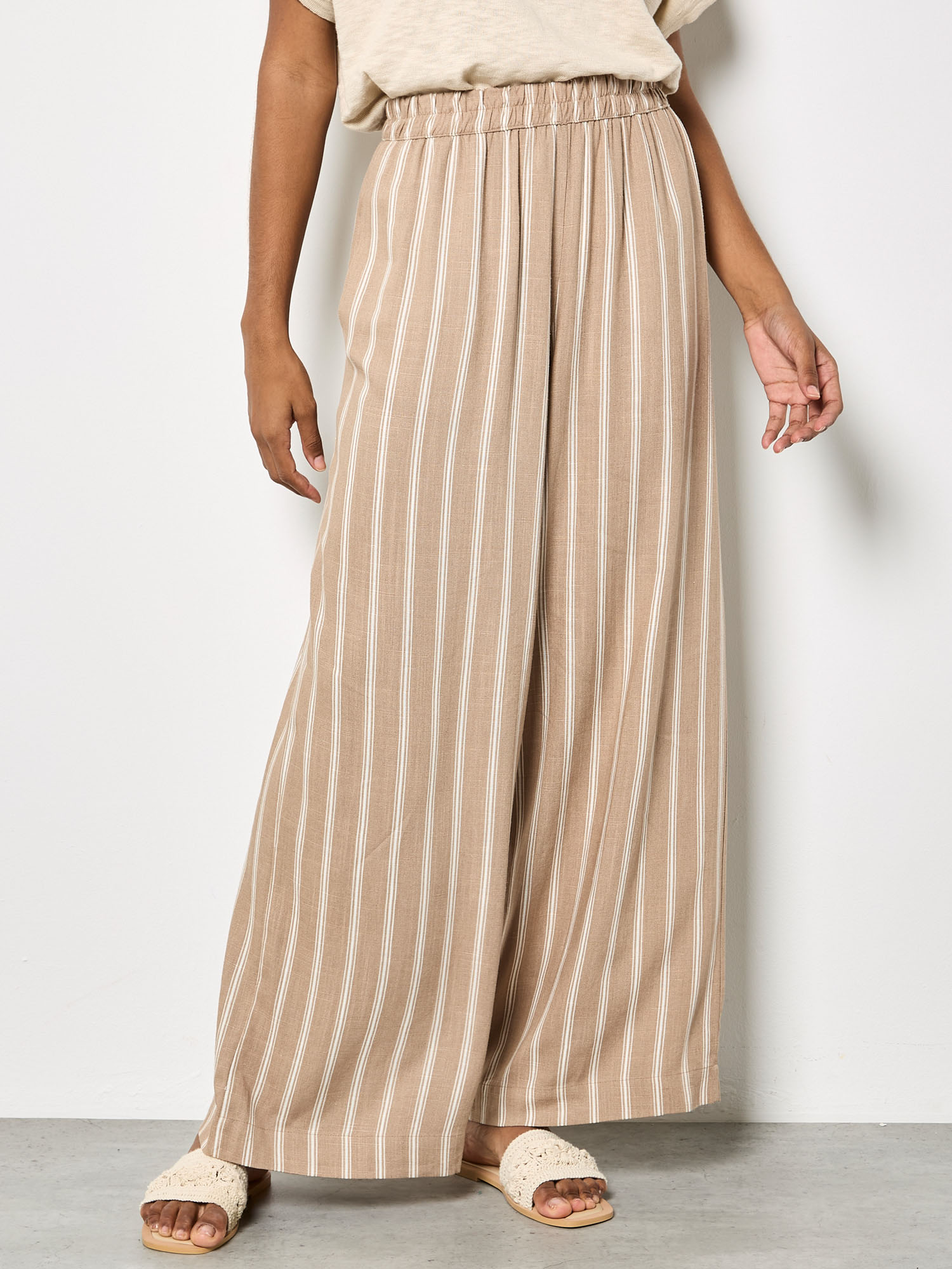 Pantalon avec rayures Apricot 