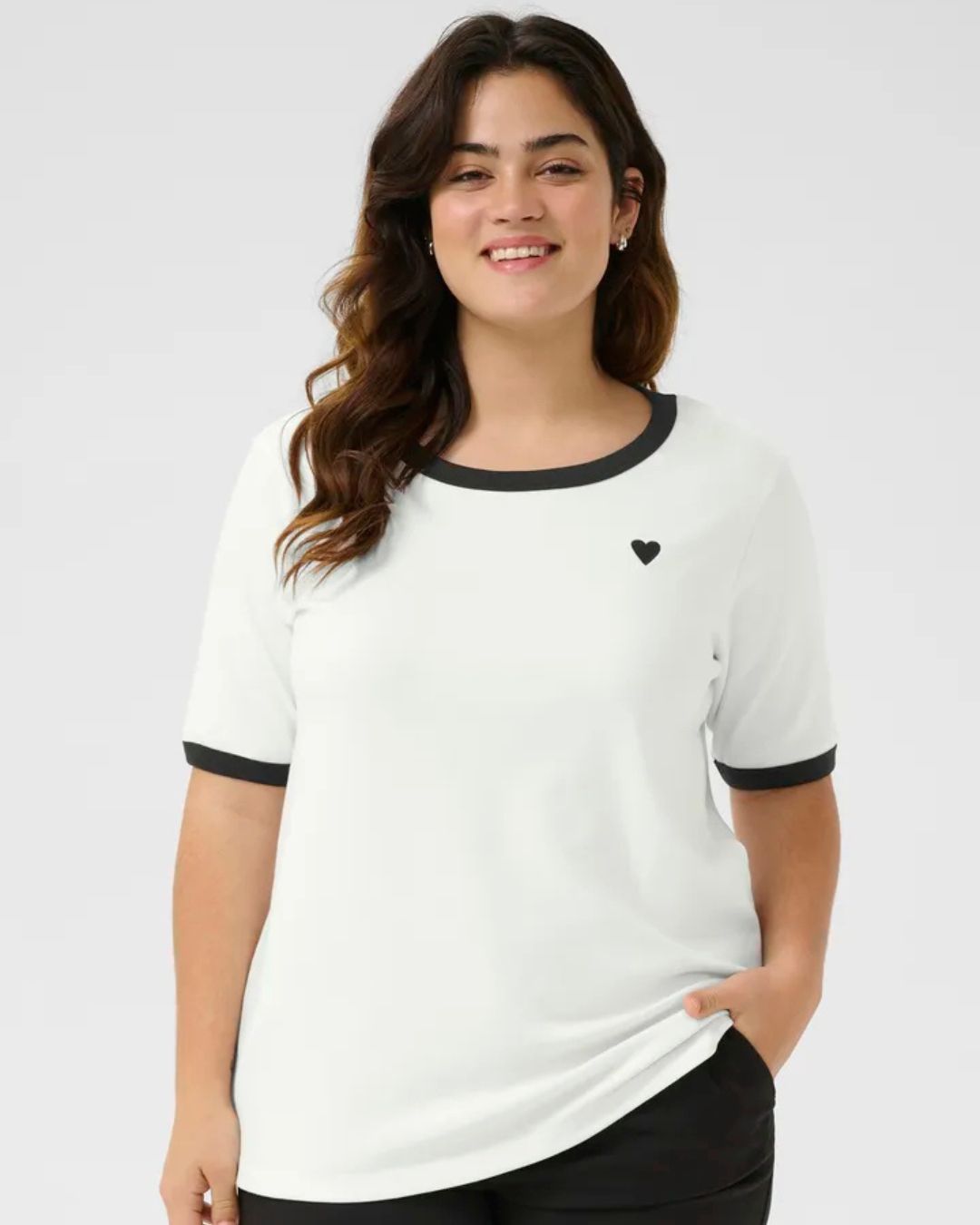 T-Shirt KCliana Kaffe Curve 10583185
