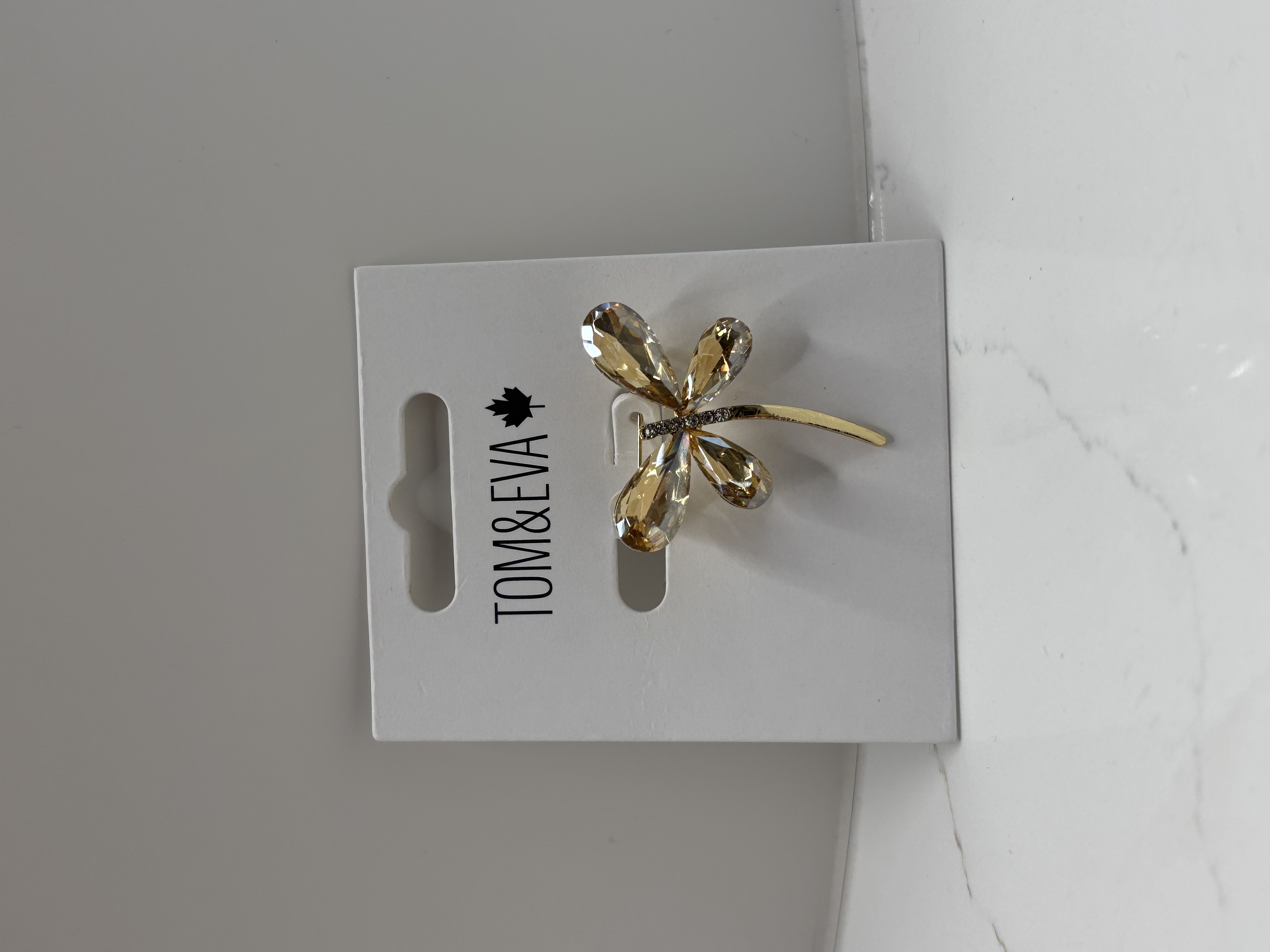 Broche papillon sculpturale Tom & Eva 