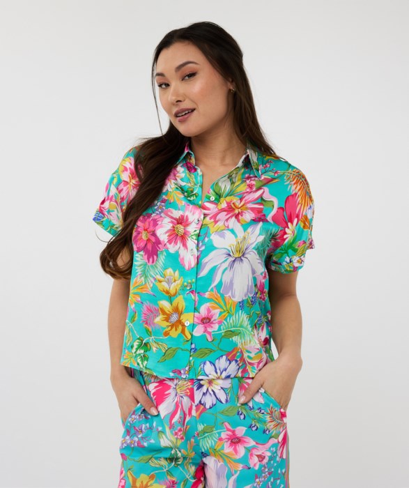Blouse courte Fleur Disco Esqualo 15206