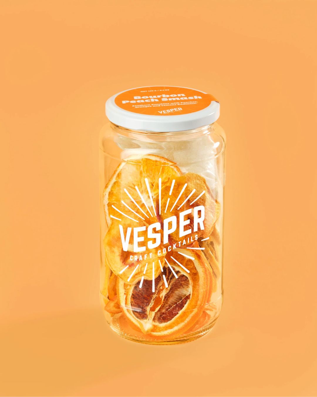Bourbon Peach Smash Vesper 