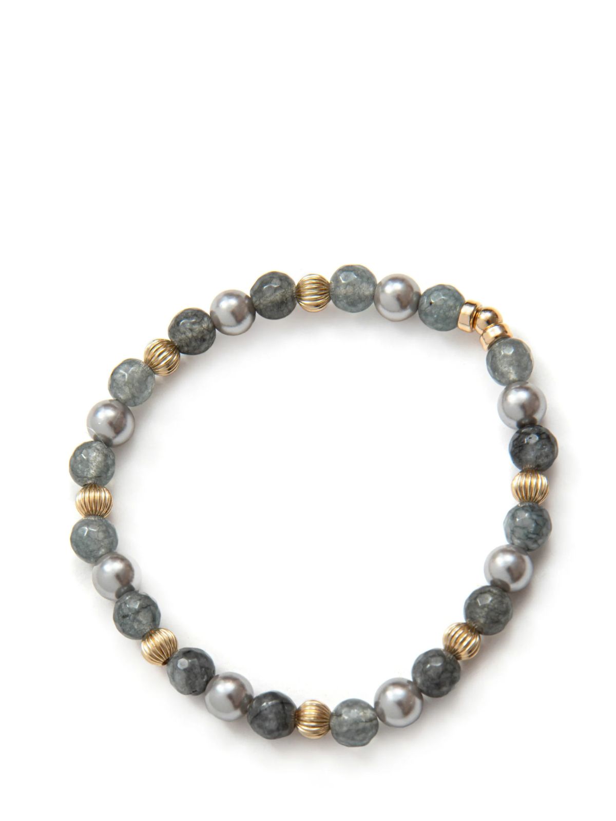 Bracelet Be Alluring - Happy in Grey Beblue
