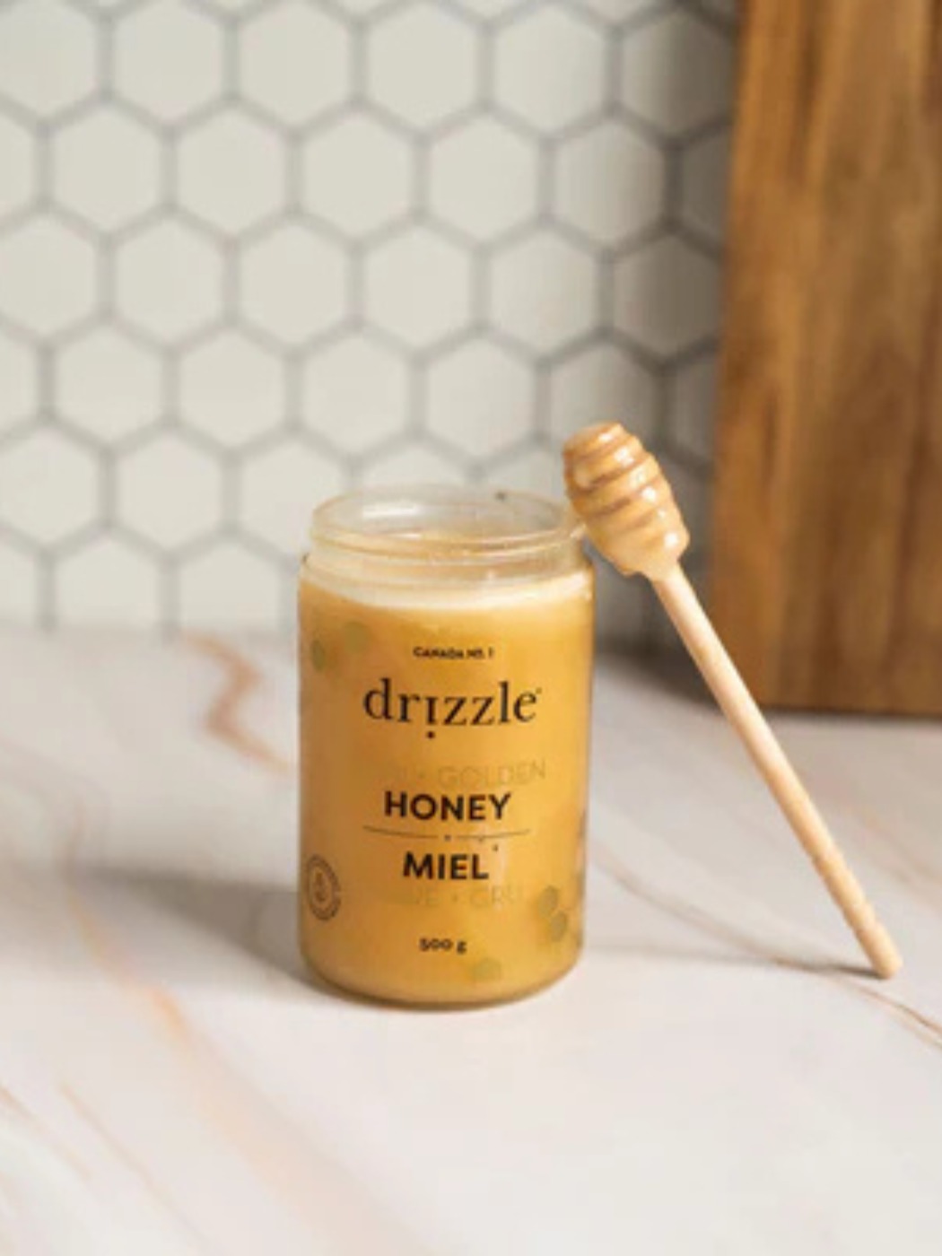Miel Cru Doré 500G HONEY DRIZZLE