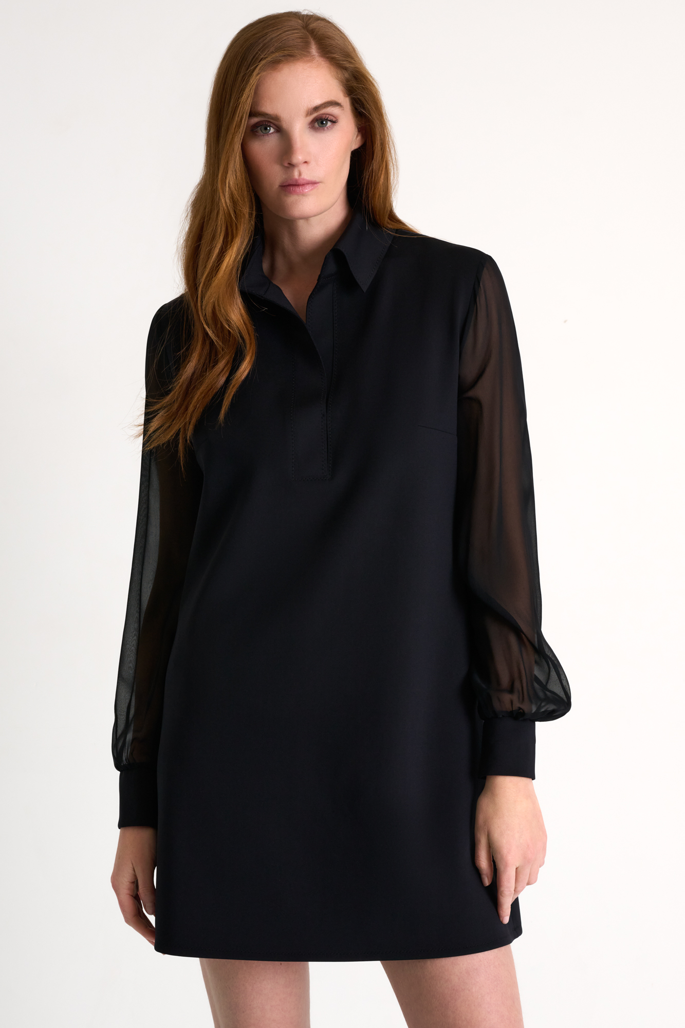 Robe avec Manche Mèche Shan 52567-68