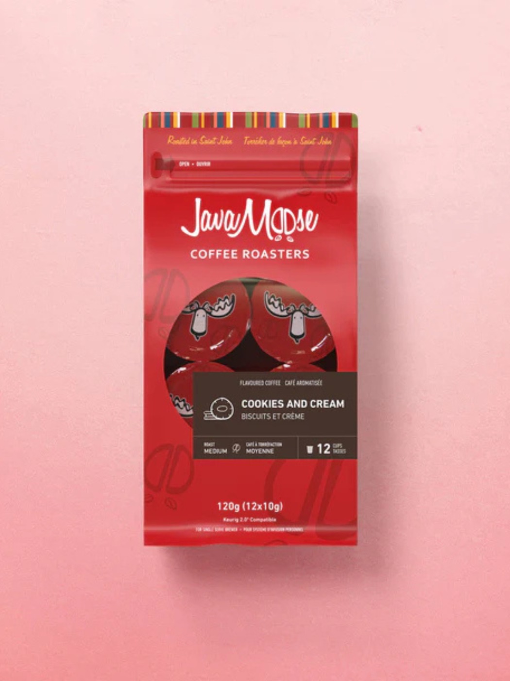 Biscuits et crème - Capsules à usage unique JavaMoose