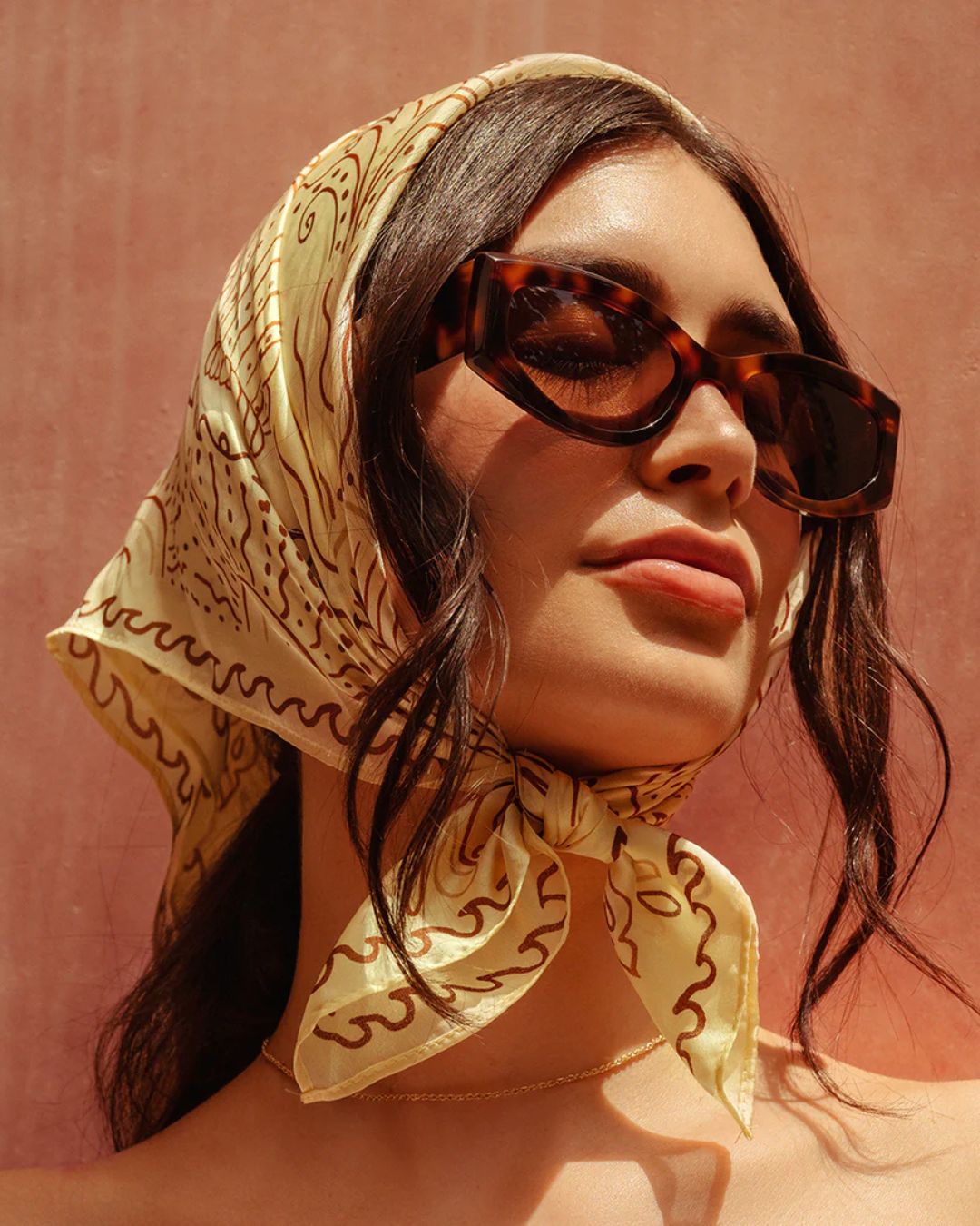 Lunettes de soleil Raven motif écaille Lambert