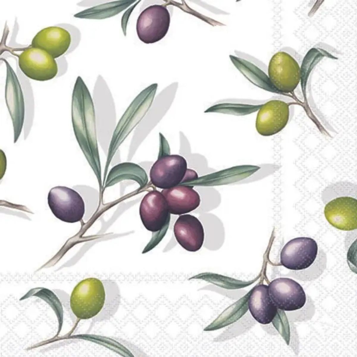 Serviette à cocktail - Delicious Olives Elegant Gifts
