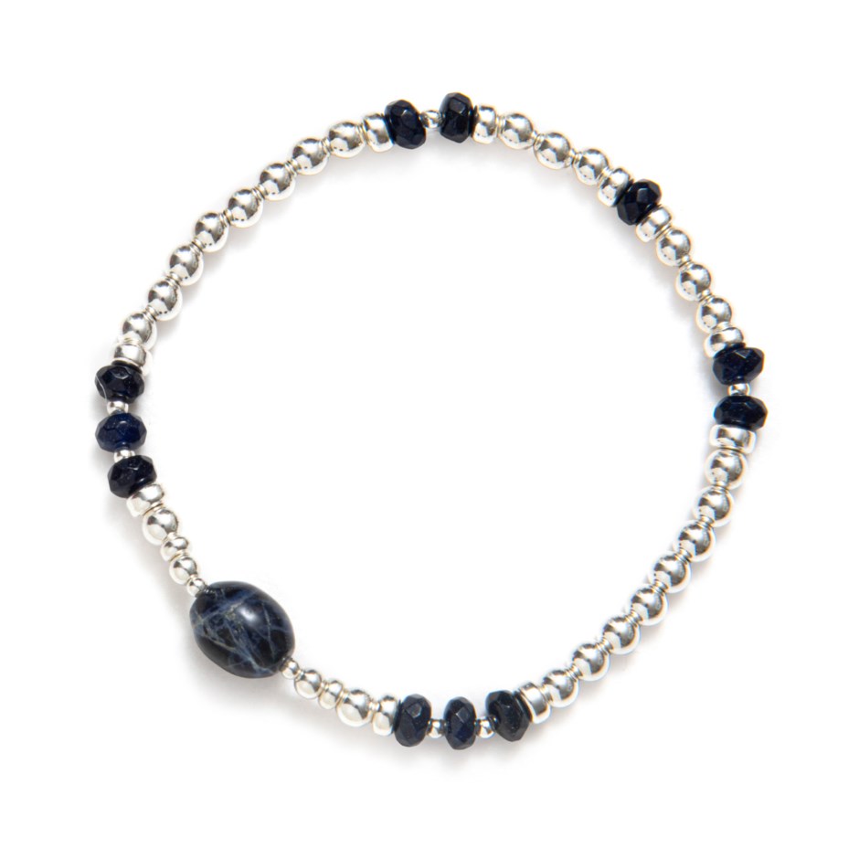 Bracelet Be Guided silver Lithos Beblue 