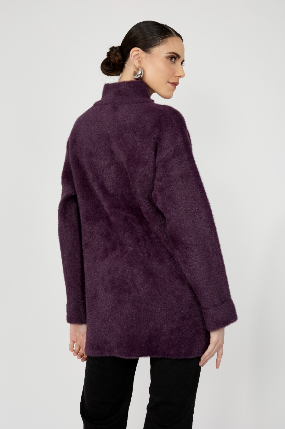 Manteau à col mao Frank Lyman 