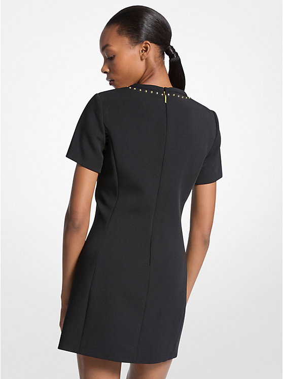 Robe droite en crêpe extensible cloutée Michael Kors 