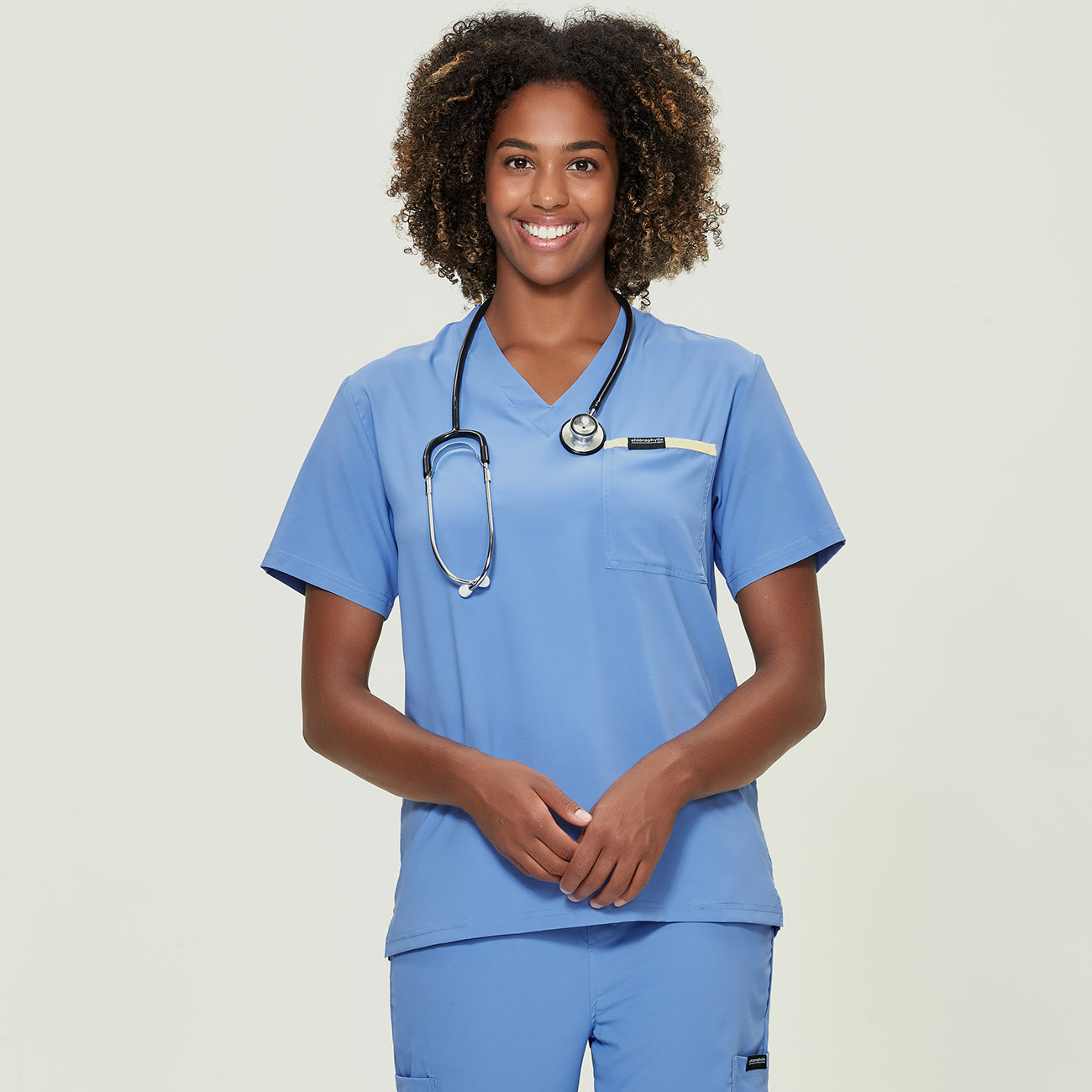 Chemise médicale unisexe Chlorophylle 