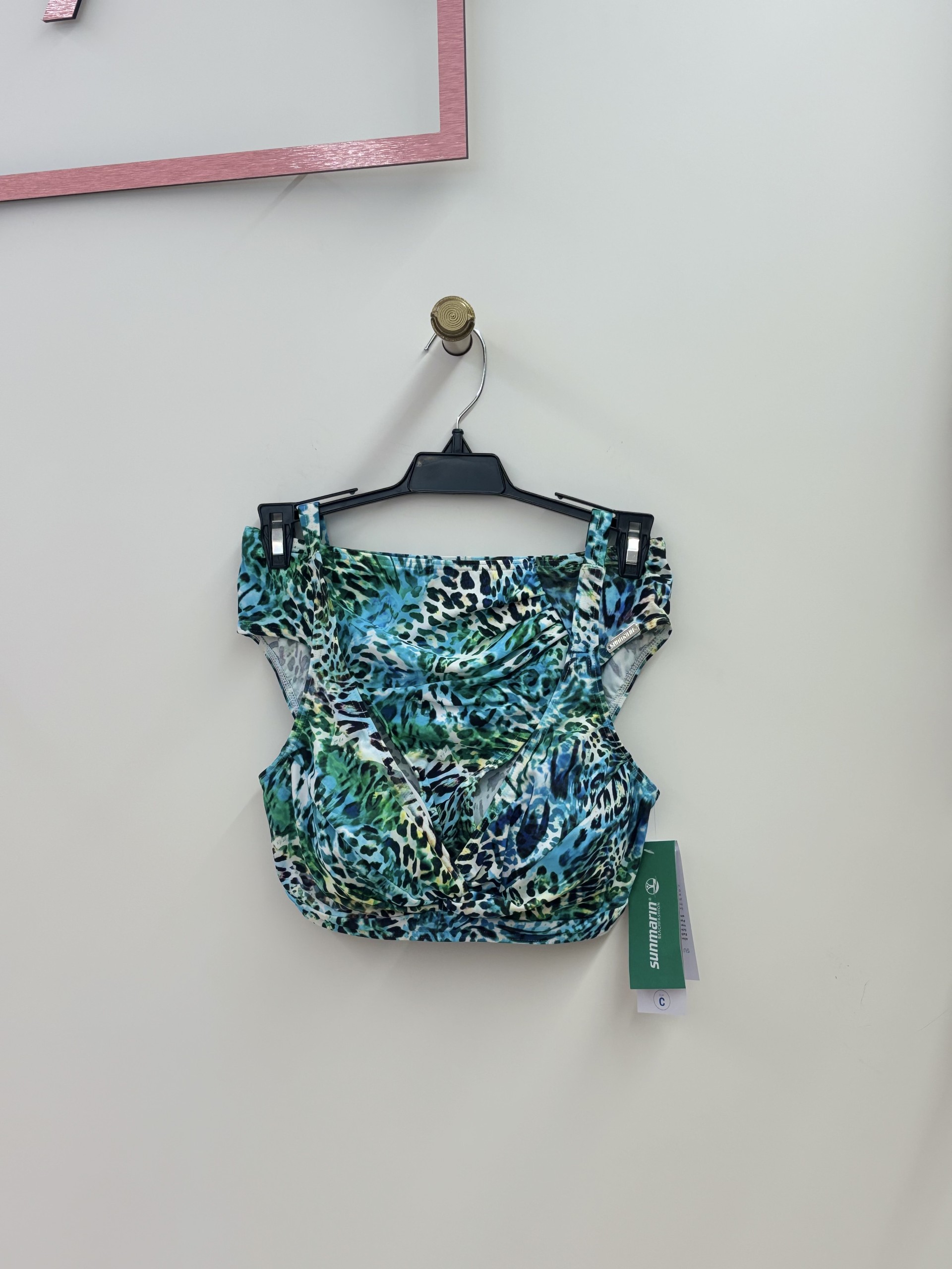 Ensemble Bikini Leopard Vert/Bleu Sunmarin