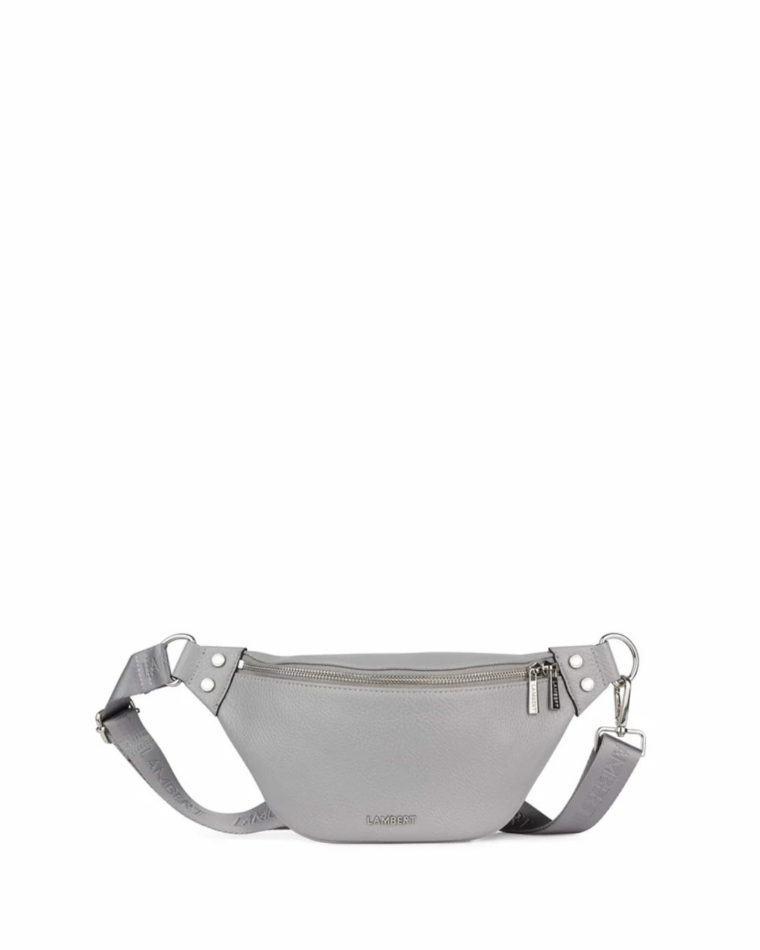Le Sarah - Sac banane en cuir vegan storm