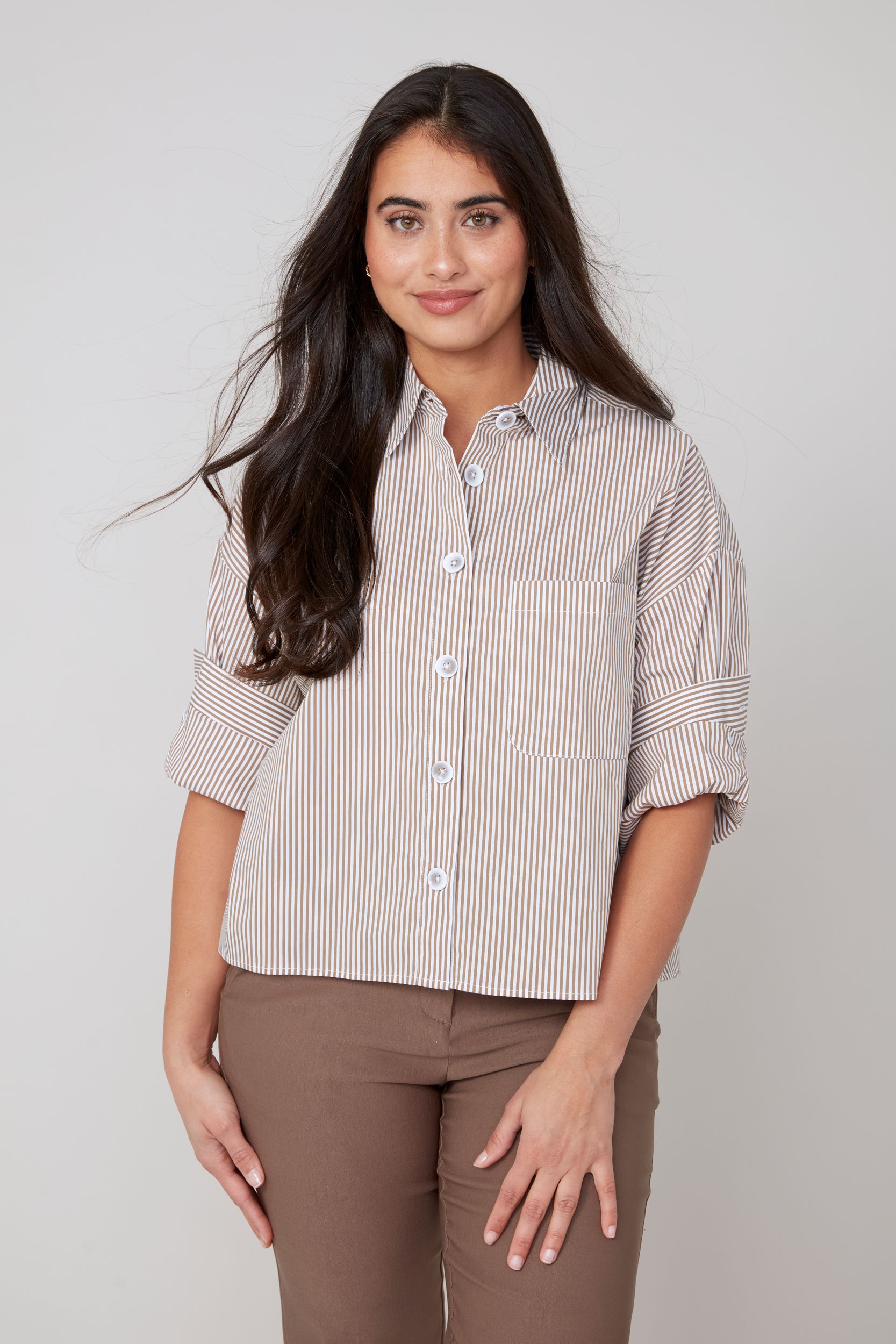 Chemise avec rayure Renuar R5213