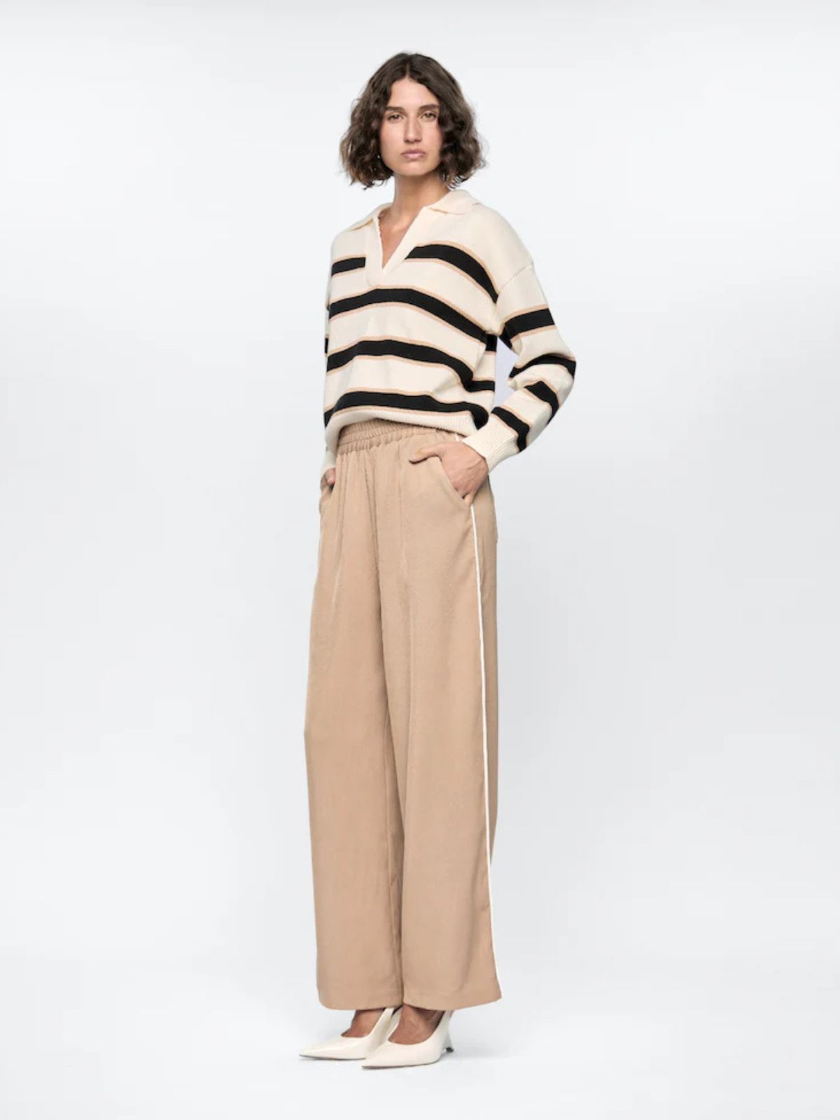 Pantalon jambre large Bromley Staple the Label