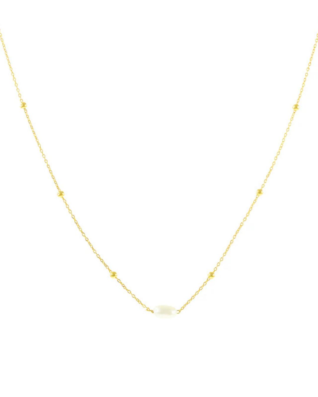 Chaine avec perle gold Jackie J YHA2403N