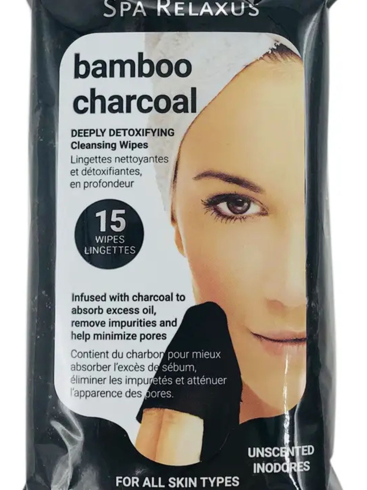 Lingettes nettoyantes pour le visage Relaxus Beauty