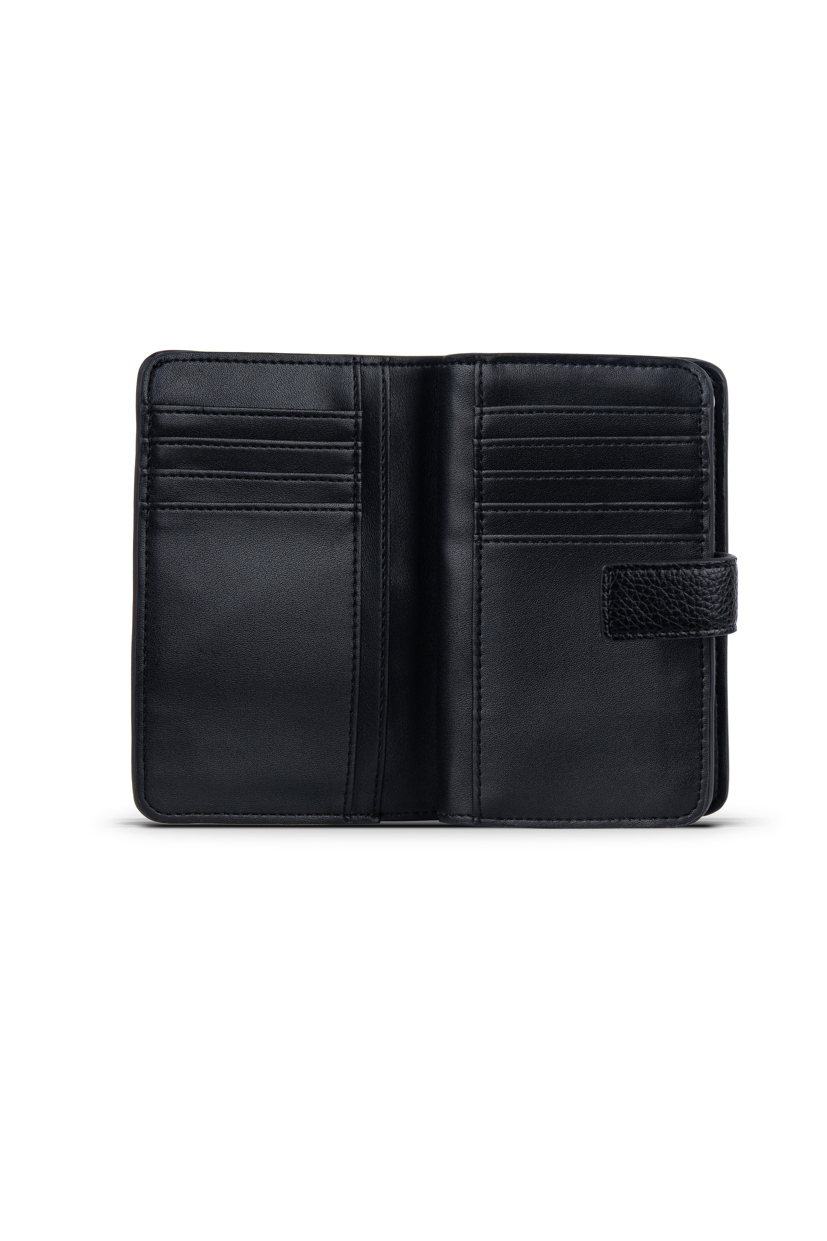 Le Carly - Portefeuille en cuir vegan noir