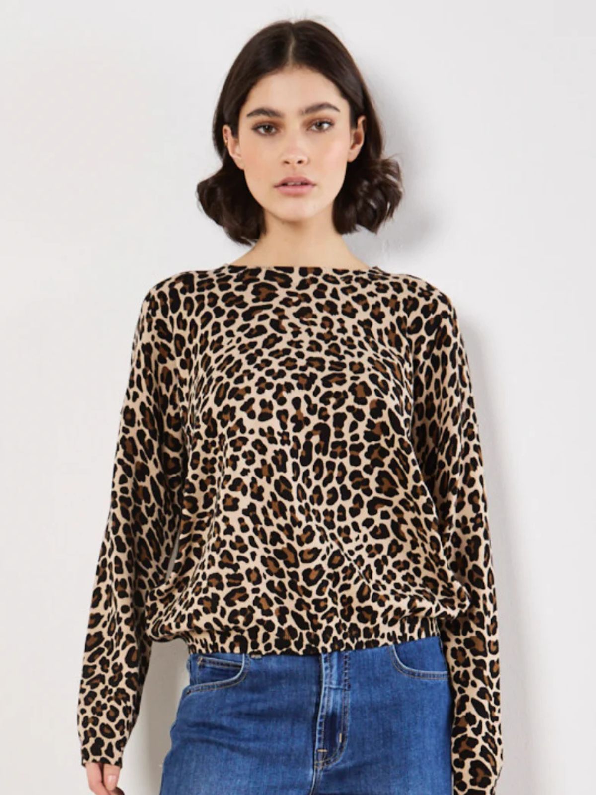 Pull col rond Aprciot 