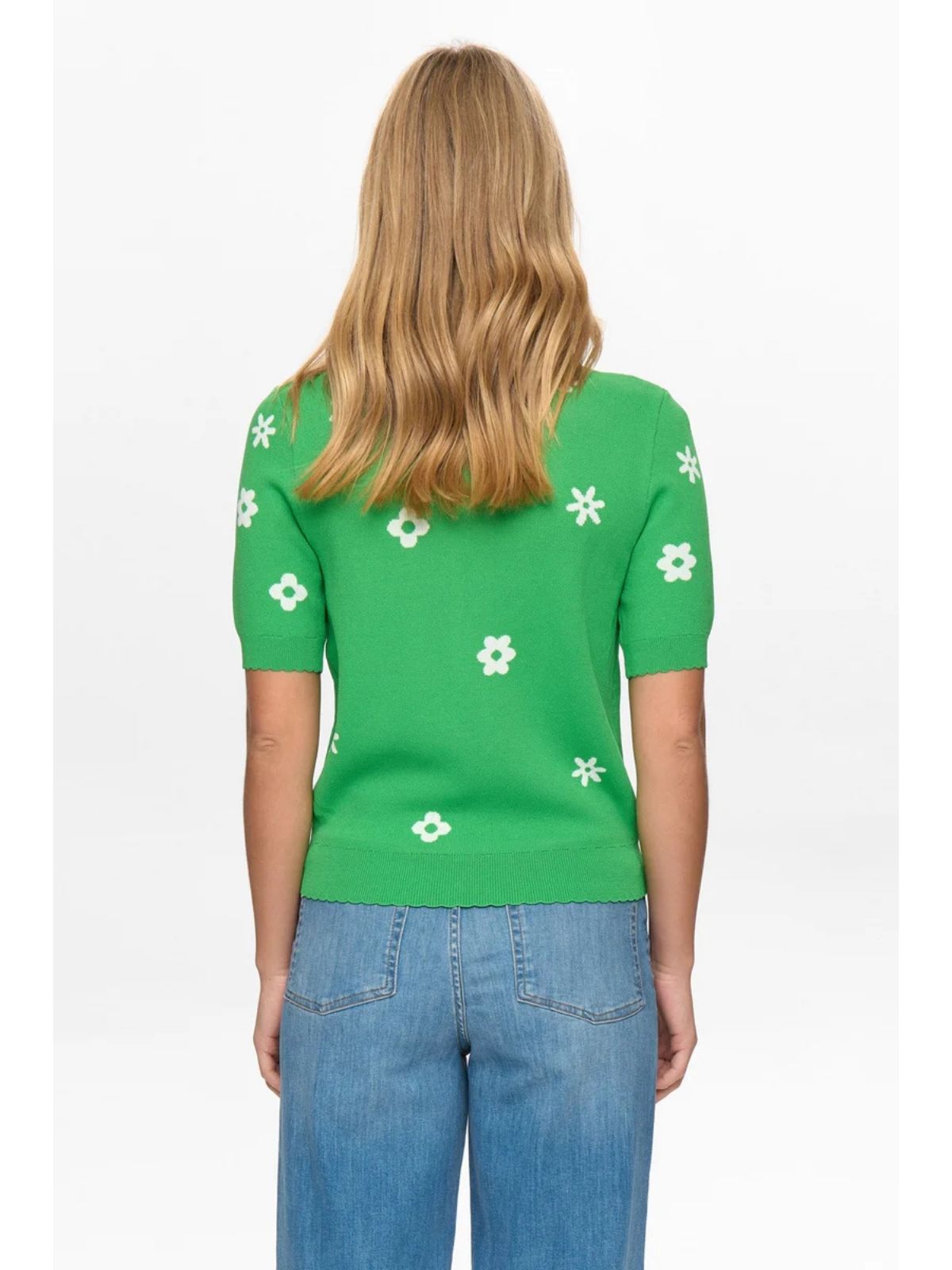 Cardigan à manche court avec fleur Nümph