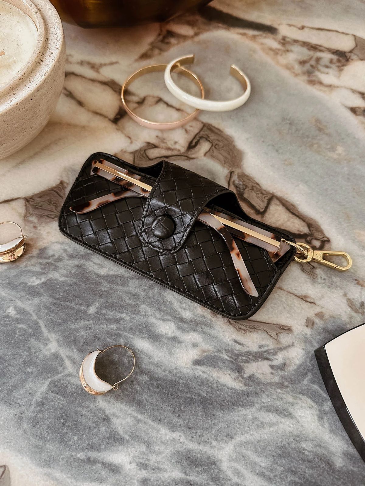 Étui à lunettes de soleil Skittle Noir Louenhide