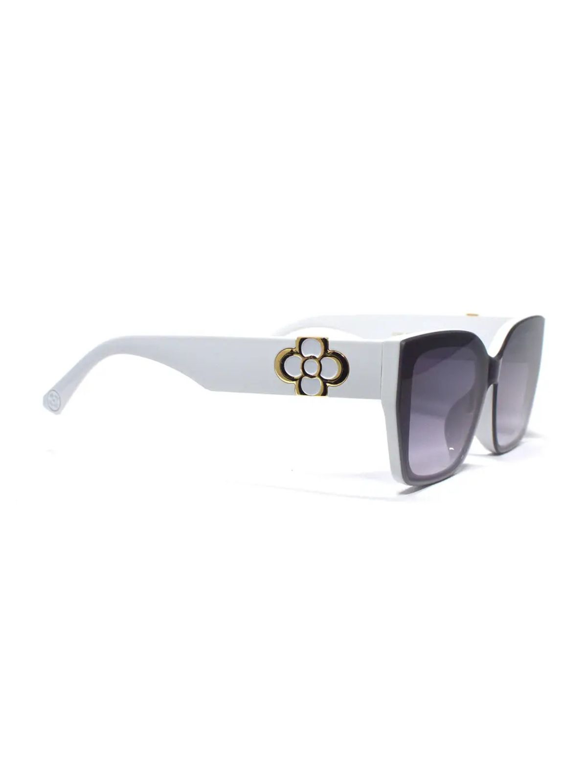 Lunette de soleil blanc LUV & Co