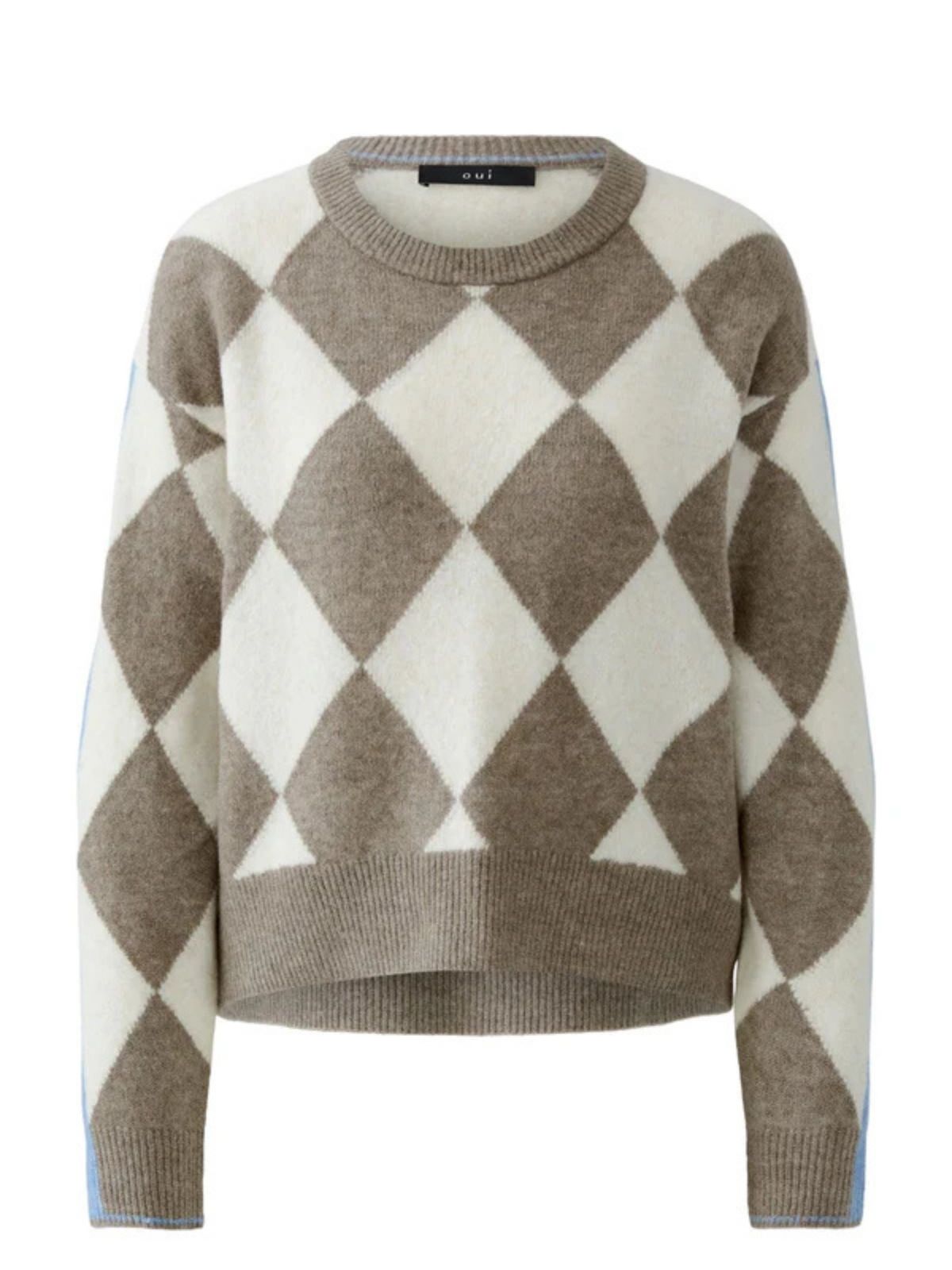 Tricot à carreaux OUI 