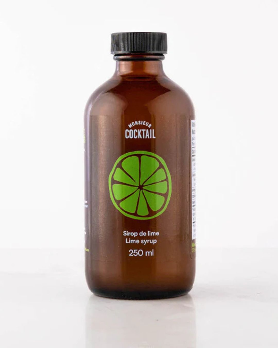 Sirop de lime 250ml Monsieur Cocktail