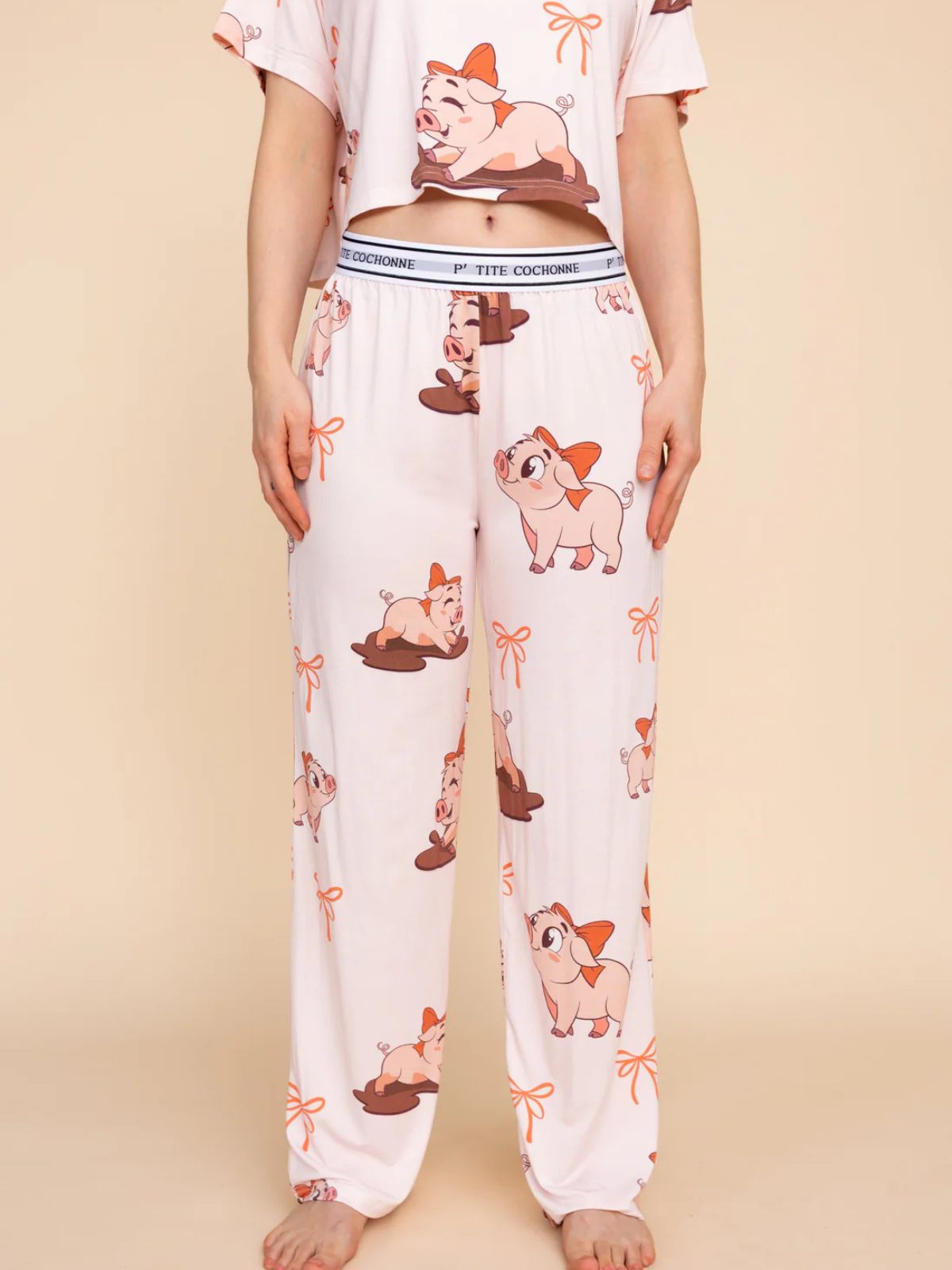 Pantalon Pyjama Évasé "P
