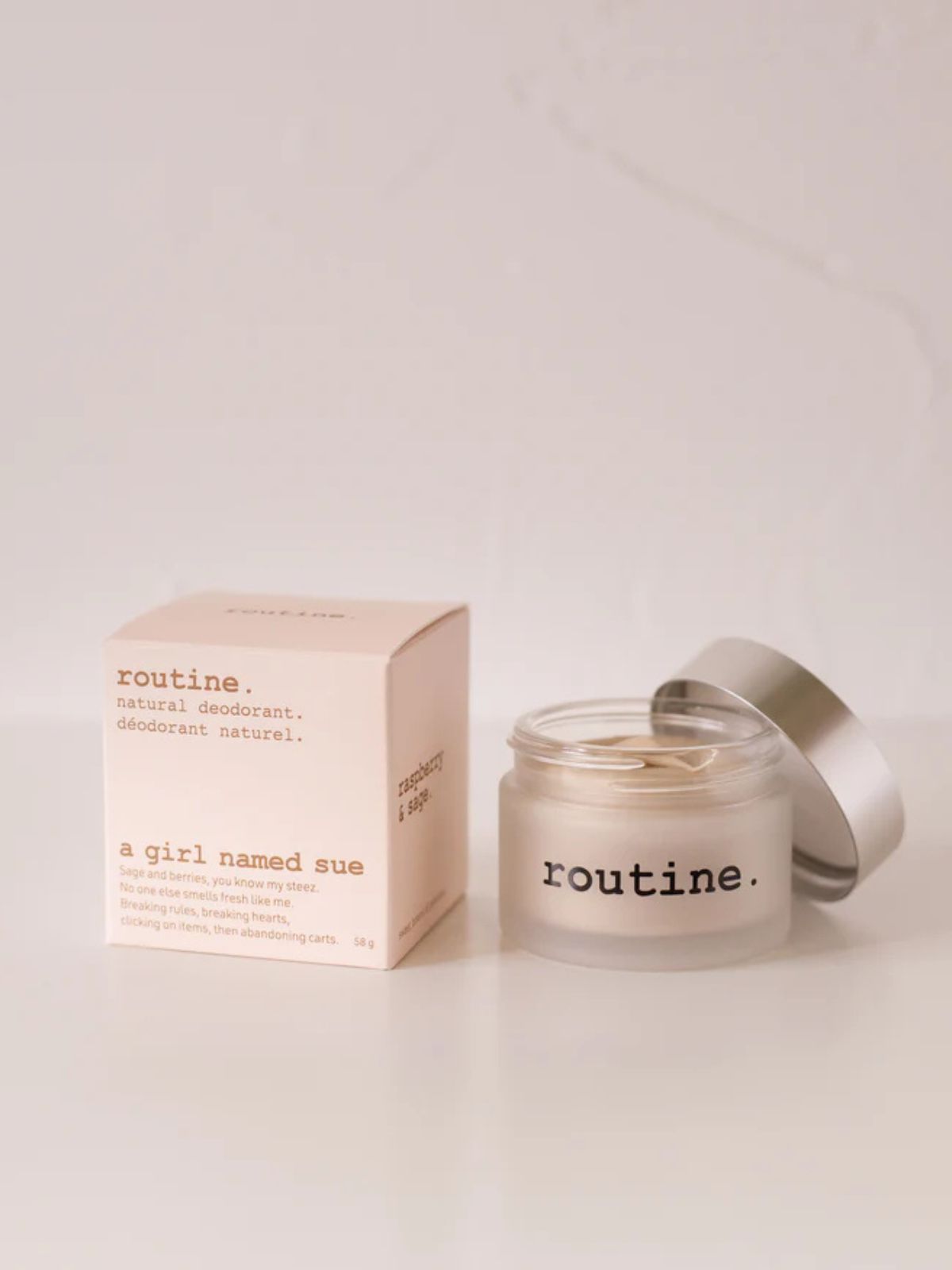 A Girl Named Sue 58g Deodorant JAR Routine 