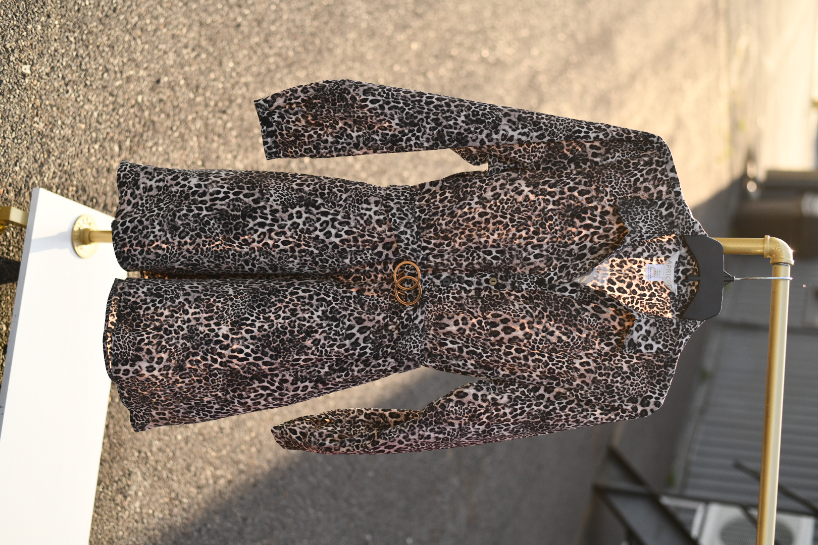 Robe avec ceinture Apricot