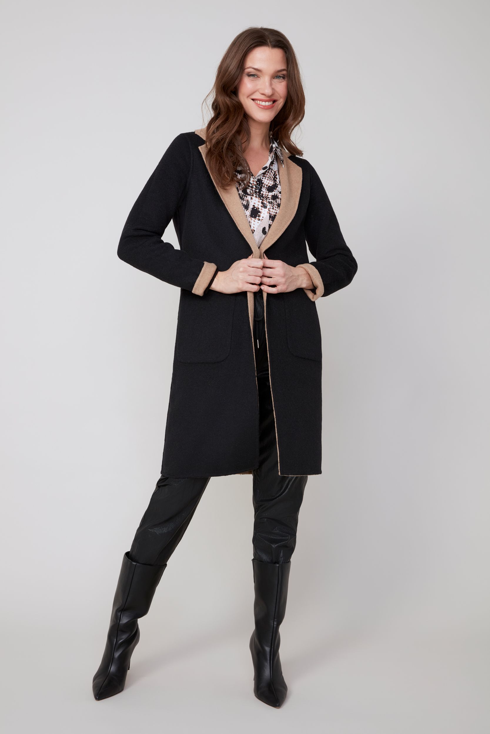 Manteau tissée Renuar R3924R