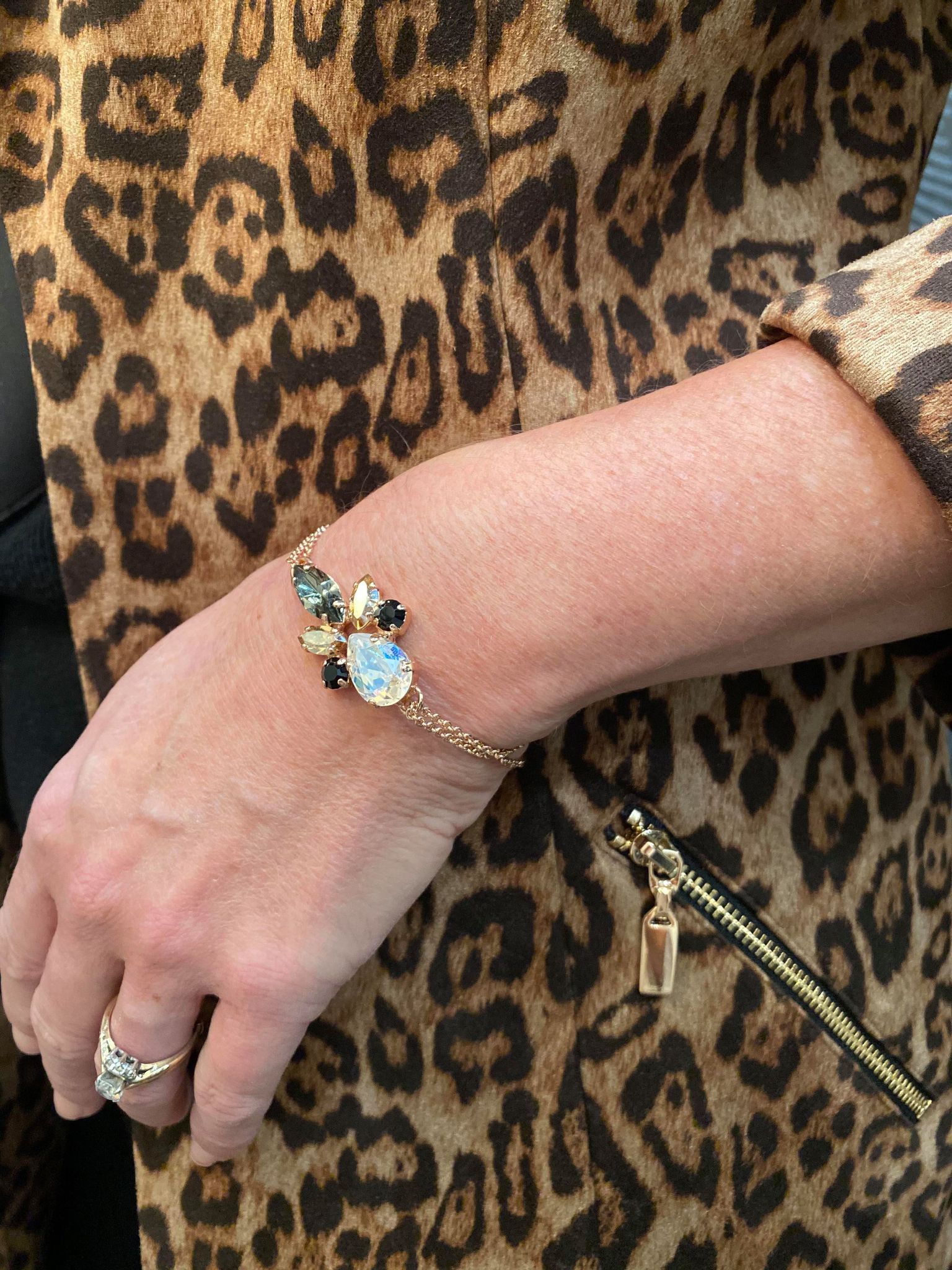 Bracelet Mariana B-4030/70 Petite Maille Noir/Gold/Clair 1908 RG