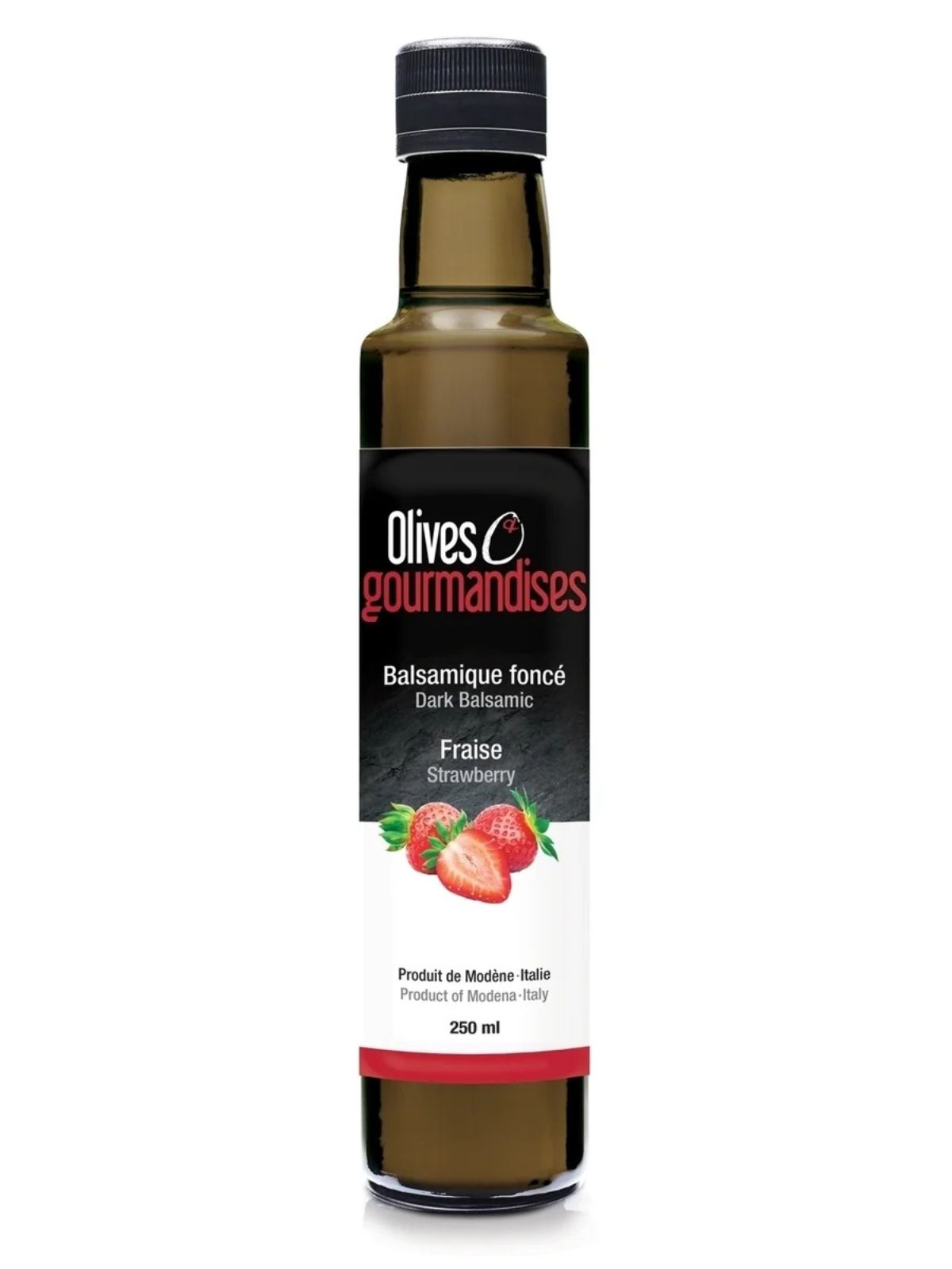 Fraise - Balsamique foncé 100ml Olives & Gourmandises 