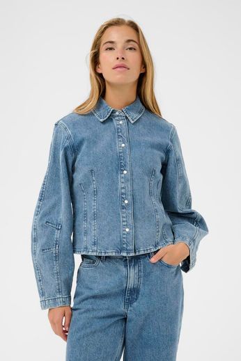 Chemise en jean cintrée Kaffe