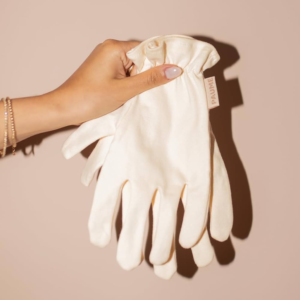 Gants de nuit en coton biologique Paume 