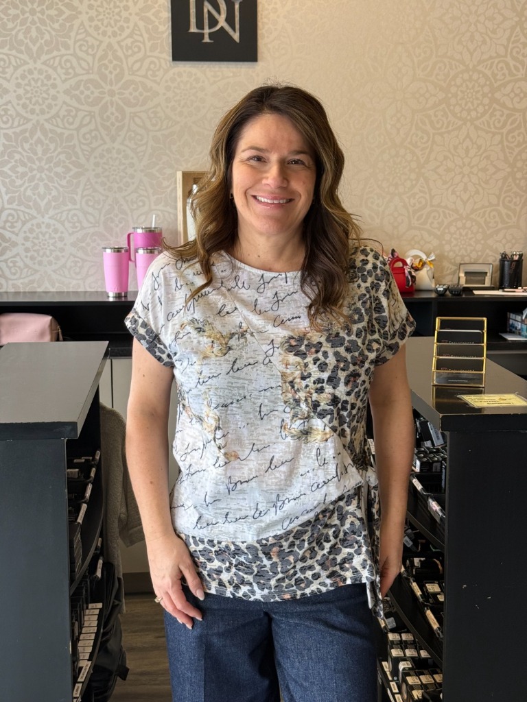 T-Shirt avec Motif Leopard Orly 251362