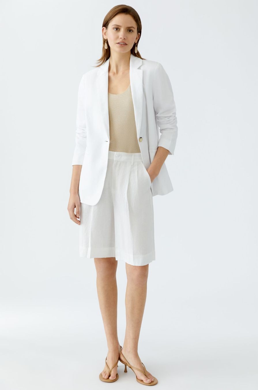 Bermuda en lin OUI 92922