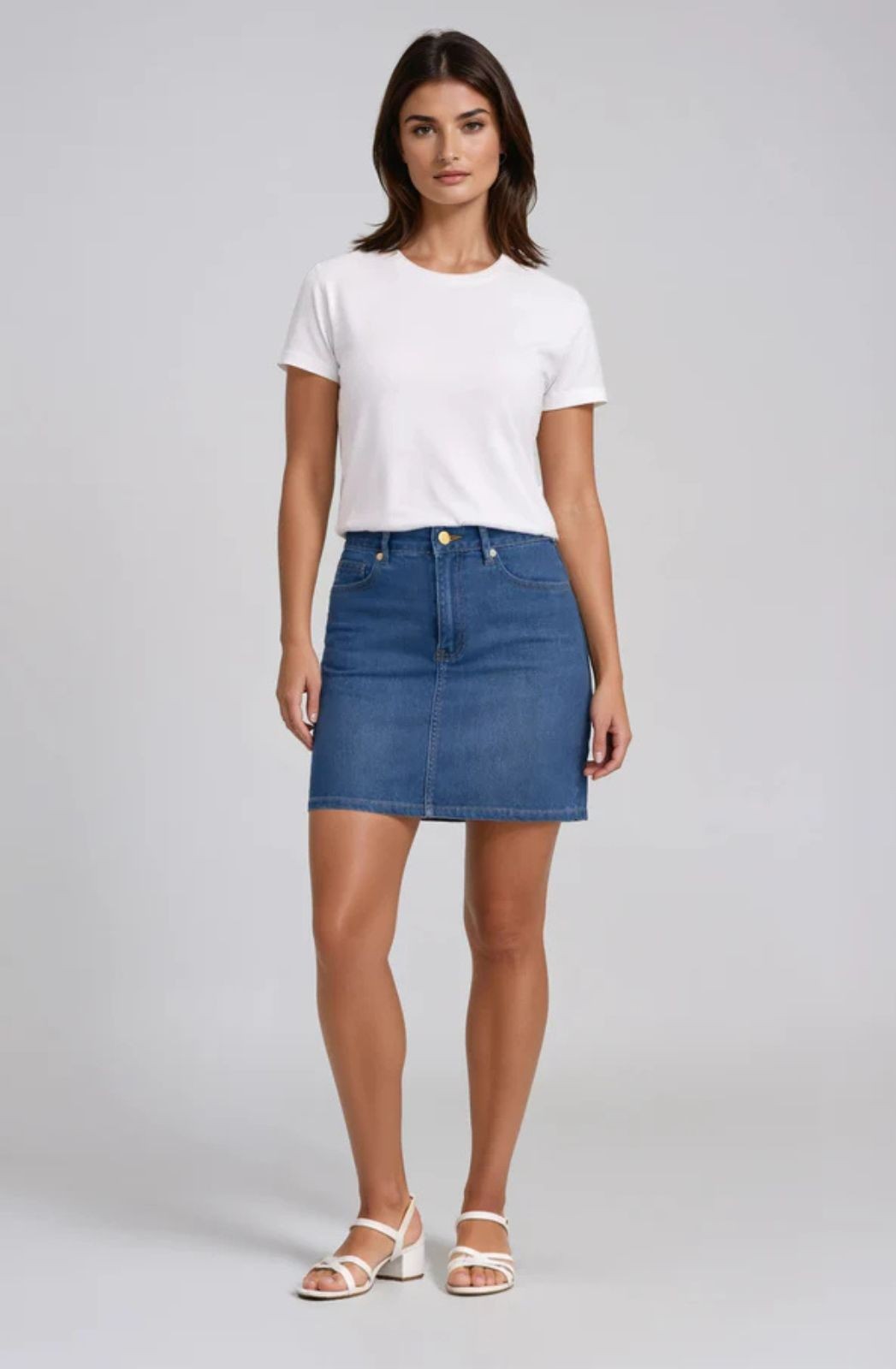 Jupe en jeans Carreli