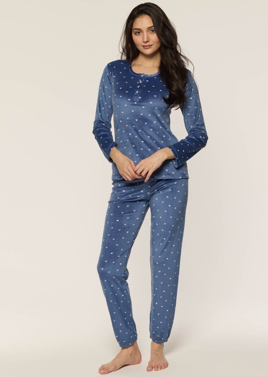 Ensemble de pyjama en velours cristal Claudel