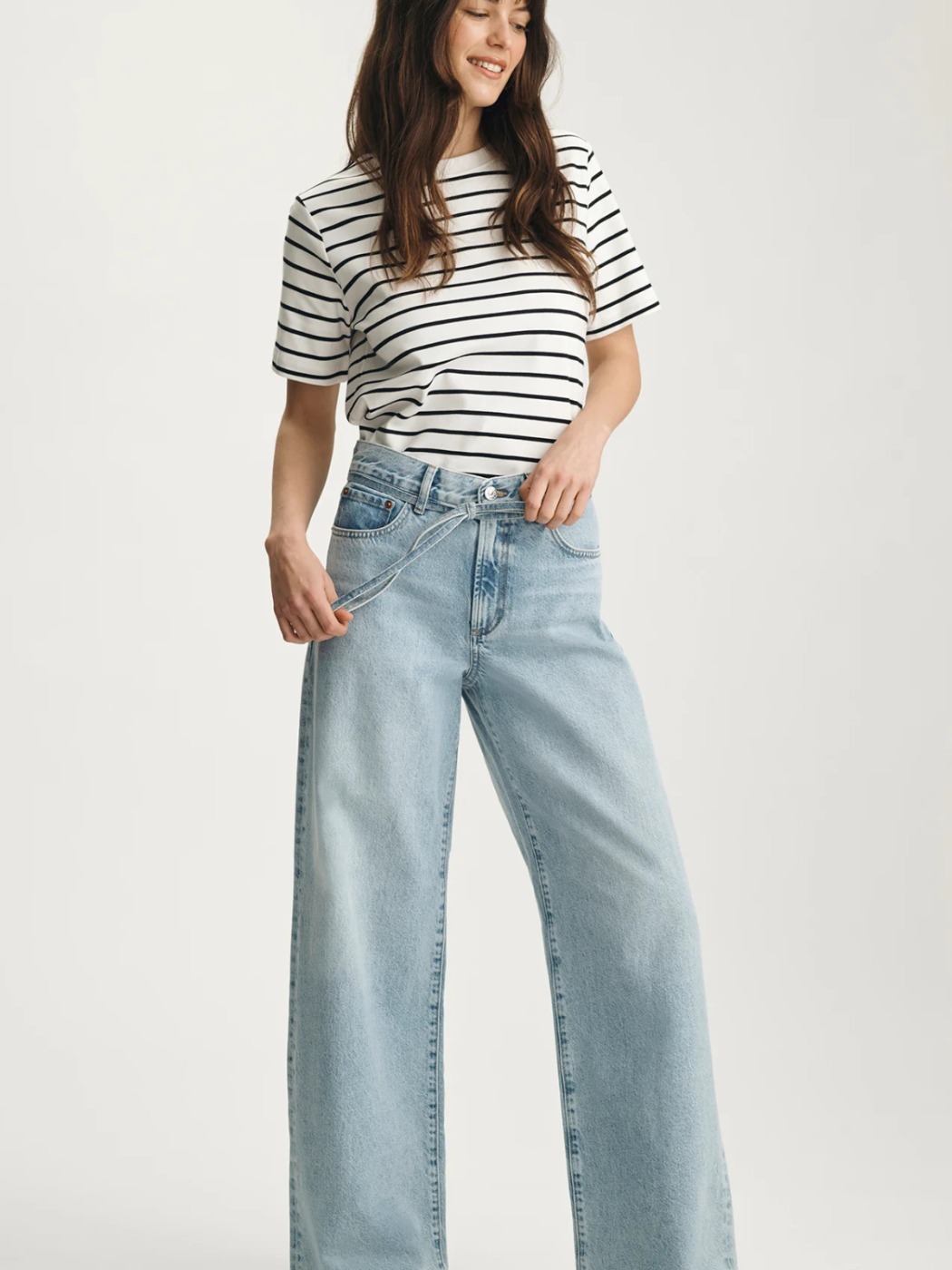 Jeans Wendy droit ample Mavi