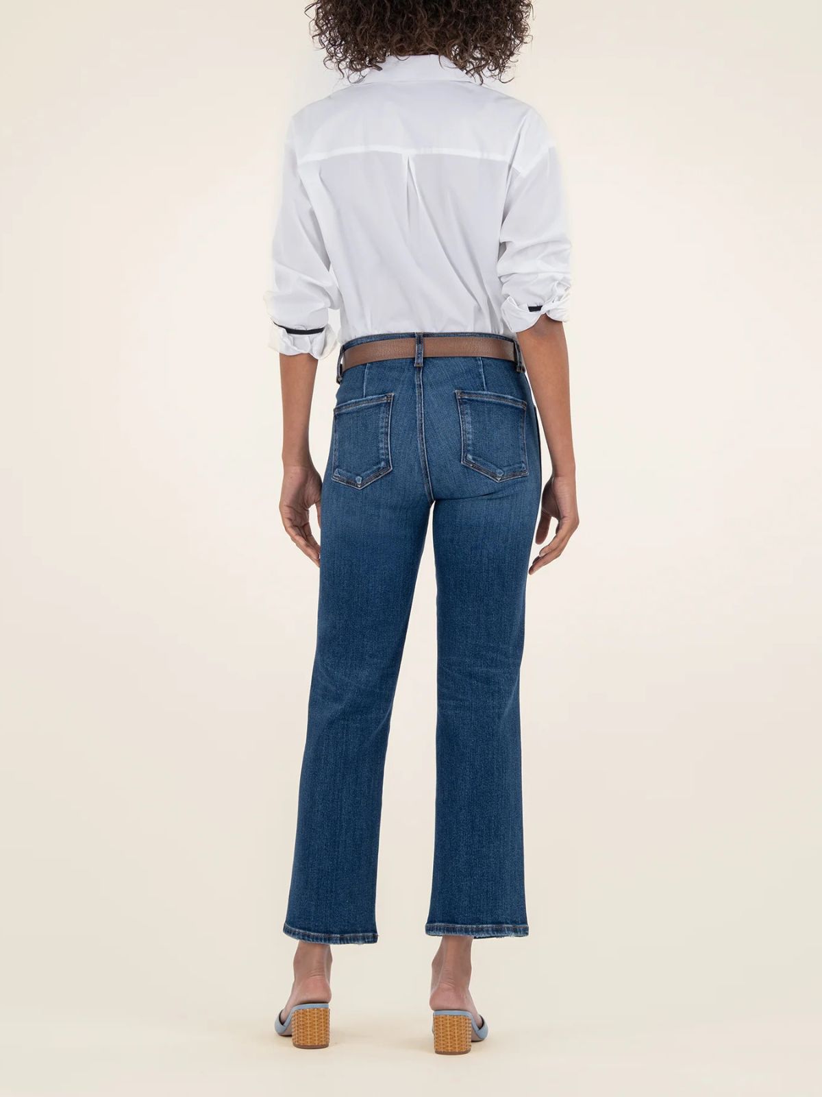 Jean Pattie taille haute, coupe droite Kut